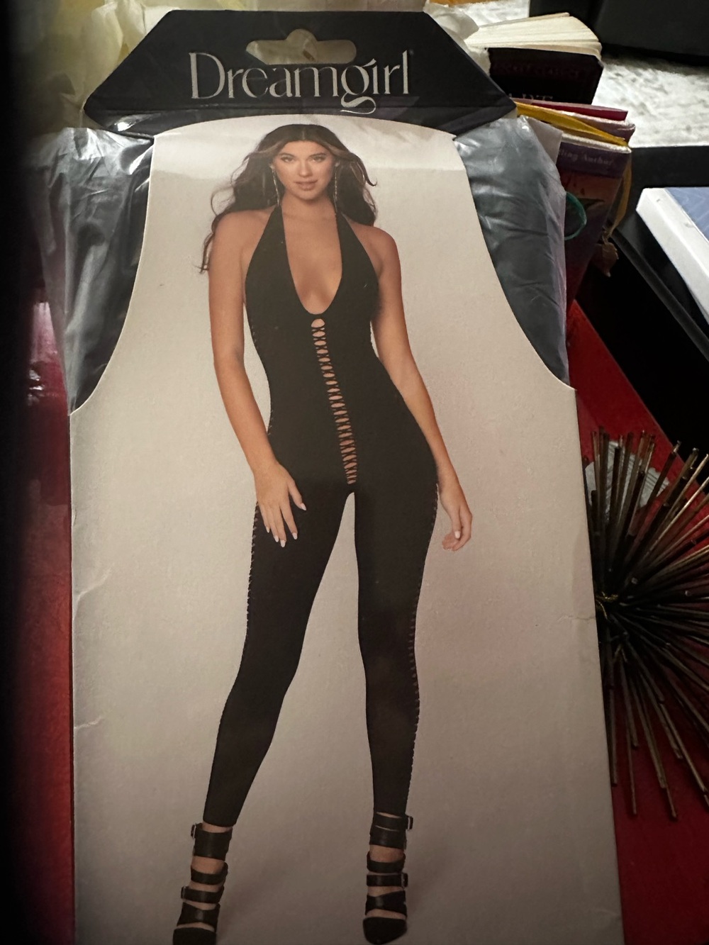 Dreamgirl Cutout Halter Catsuit🔥🔥